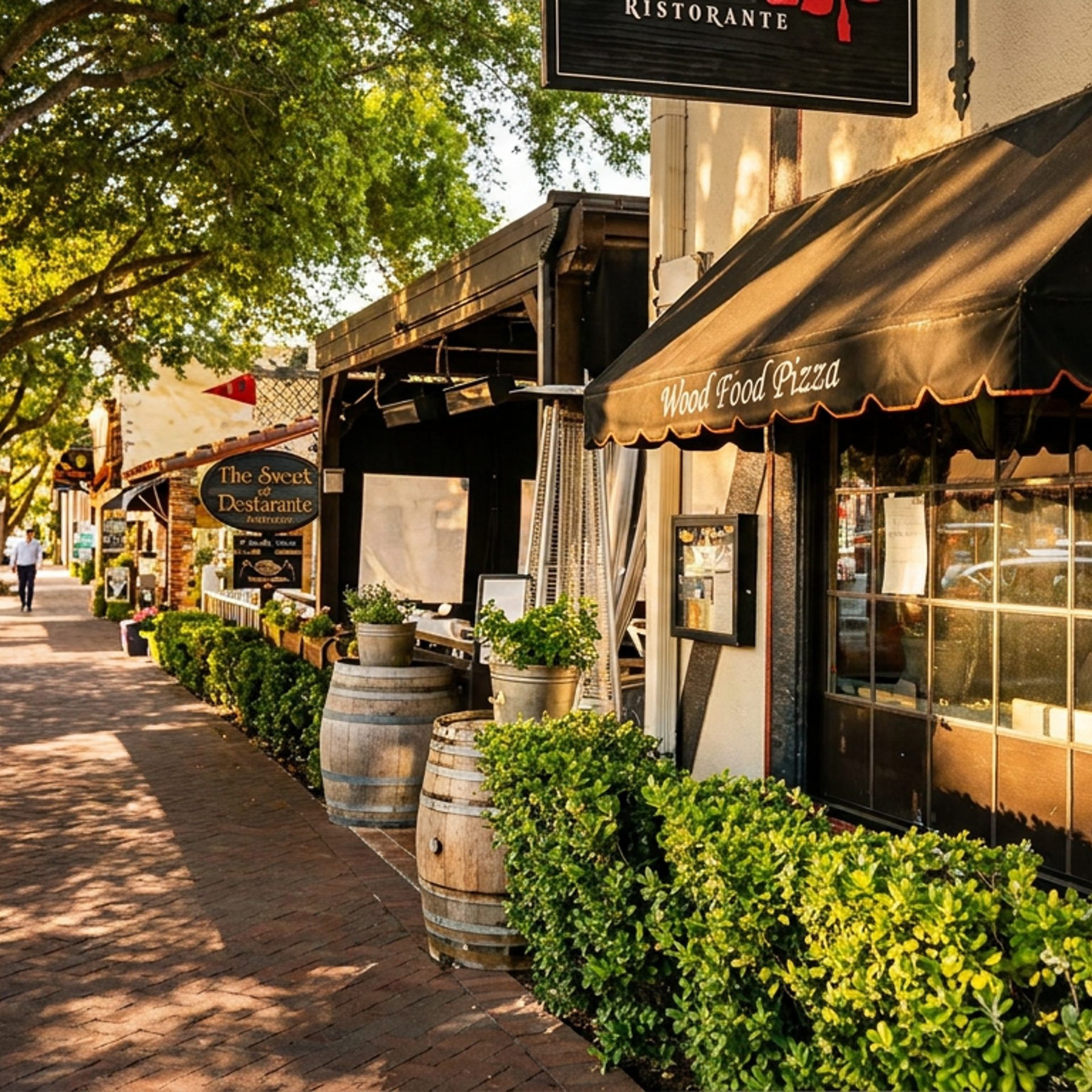 Grove Street patio, Solvang